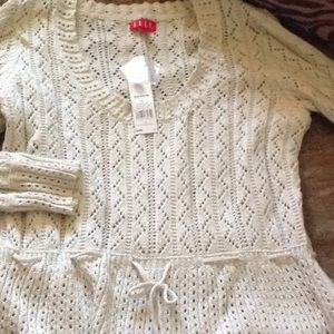 New Vanilla lace sweater by ELLE NWT Size XL